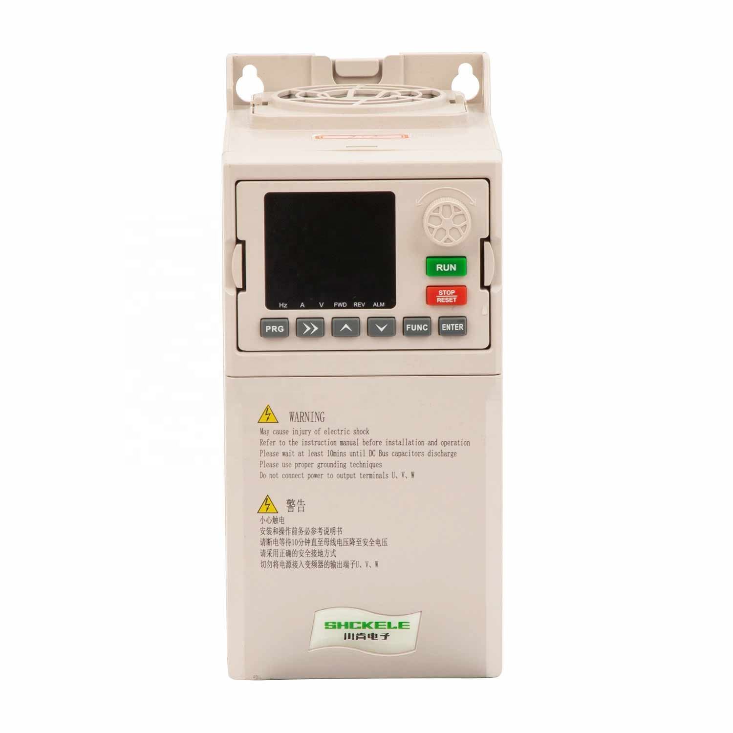 High Performance Ac Drive Frequency Converter Induction Motor Speed Control 1.5kw 380V ISO CE Certificate