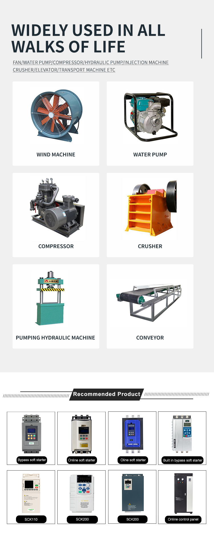 Low Price 30kw 40HP 3 Phase 380V Soft Starter for Three Phase Motor
