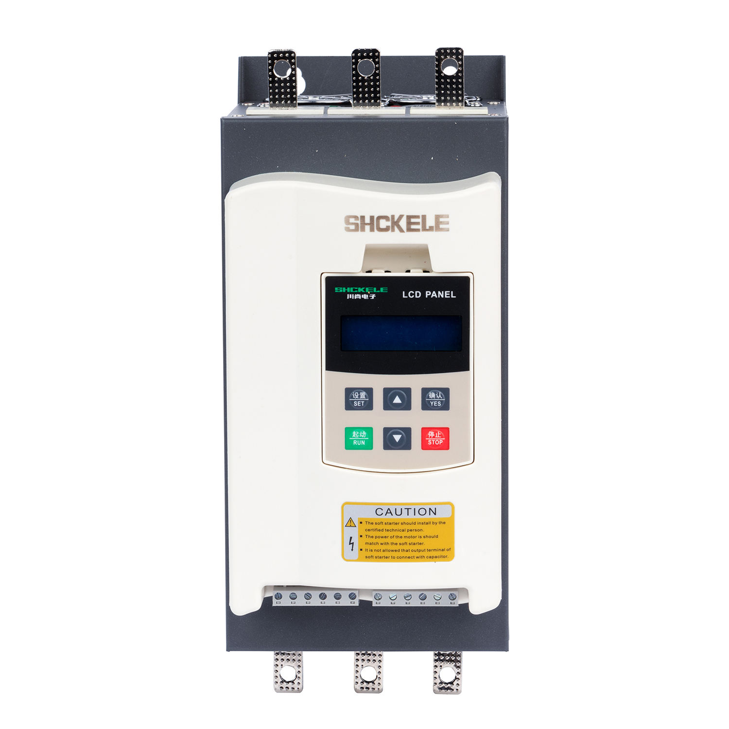 Single-Phase 11KW Soft Motor Starter for Pump 50Hz/60Hz Triple Output Controller Panel
