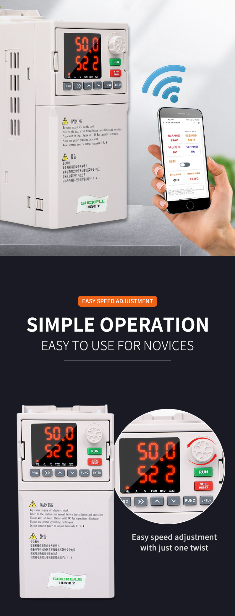 China Variable Frequency Drive Three Phase 380V 18.5kw Frequency Changer ISO CE IEC Certificate