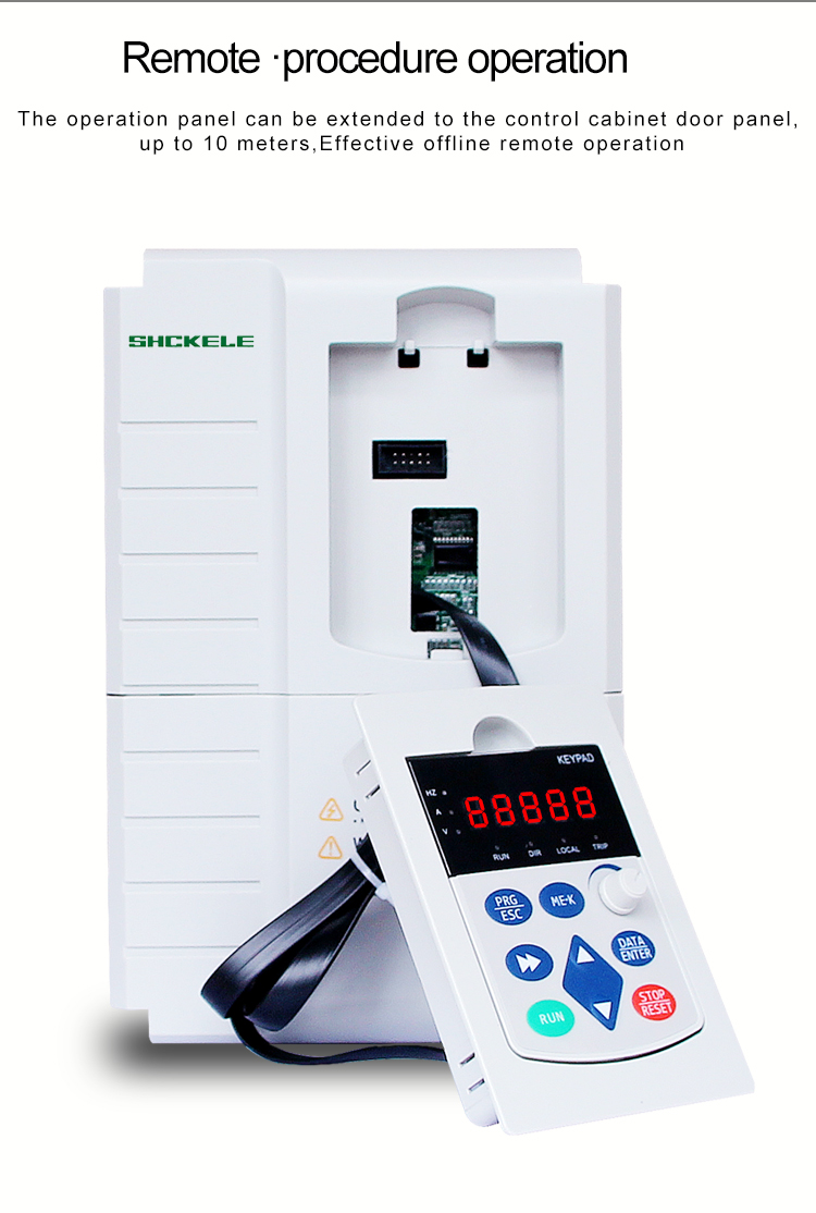 16 Year VFD Manufacture 0.75KW 1.5KW for VFD Drive Motor 50Hz 60Hz Frequency Converter VFD 220V Single Phase to 3 Phase 380V