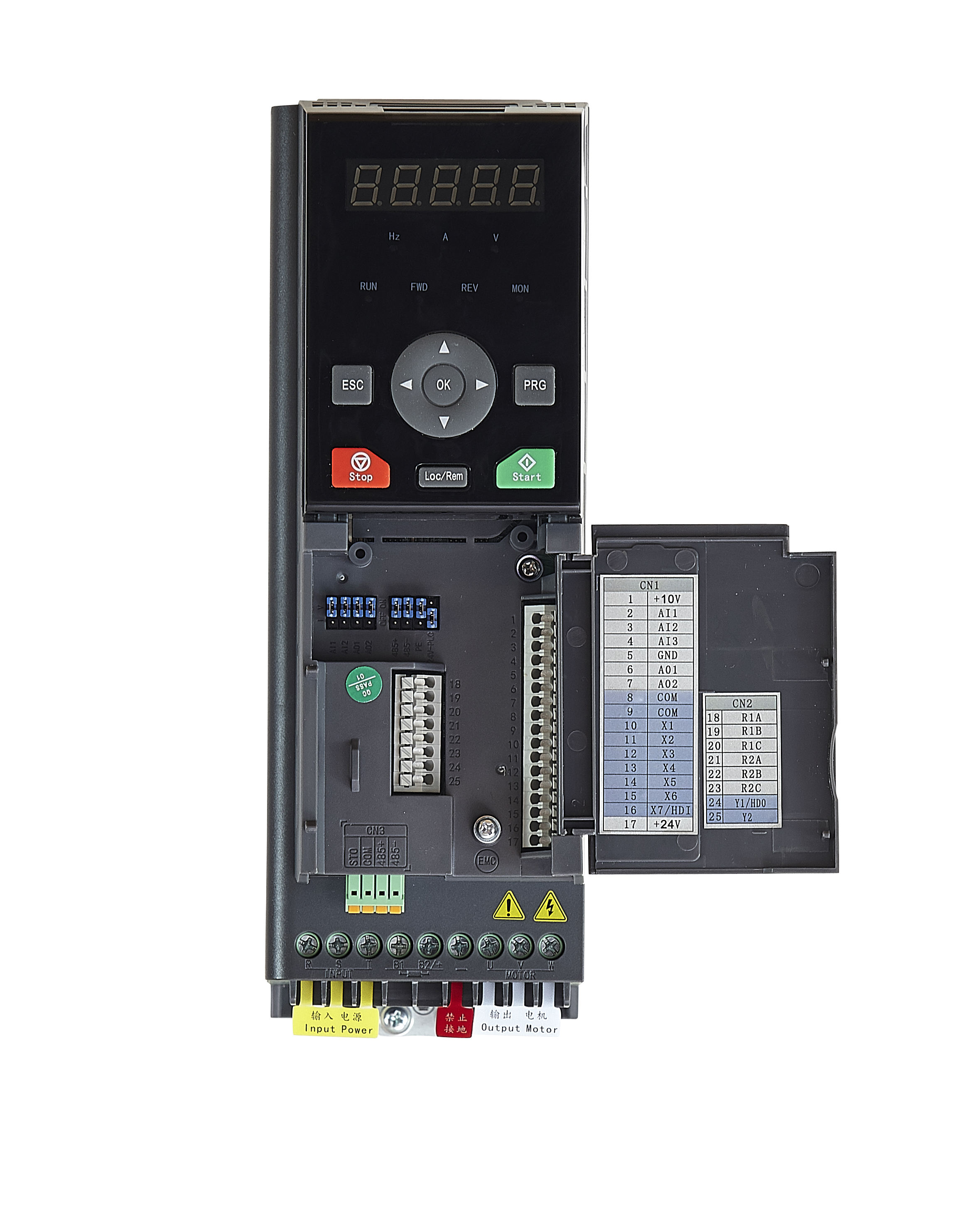 New Produce OEM Customized 1.5KW~30KW 380V Vfd with Built-in Brake Unit for AC 3.8A 5.1A Variable Frequency Inverter Motor Drive
