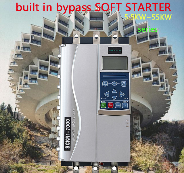 50HP Motor With 37KW 220V/380V/440V/660V 3 Phase 50Hz/60Hz Smart Soft Starter With Current Ramp Control for Centrifugal Pump