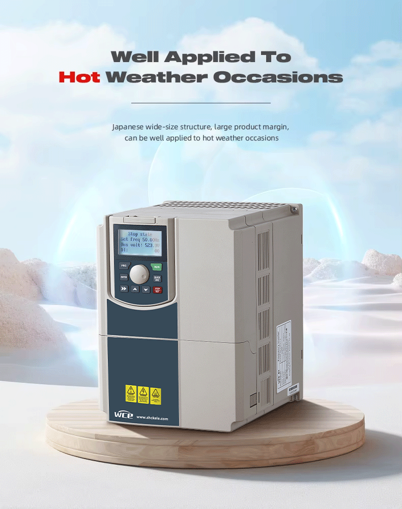 High Quality 220V Single-Phase 380V 3-Phase Converter Variable Speed Drive VFD VSD Frequency Converter for Water Pump