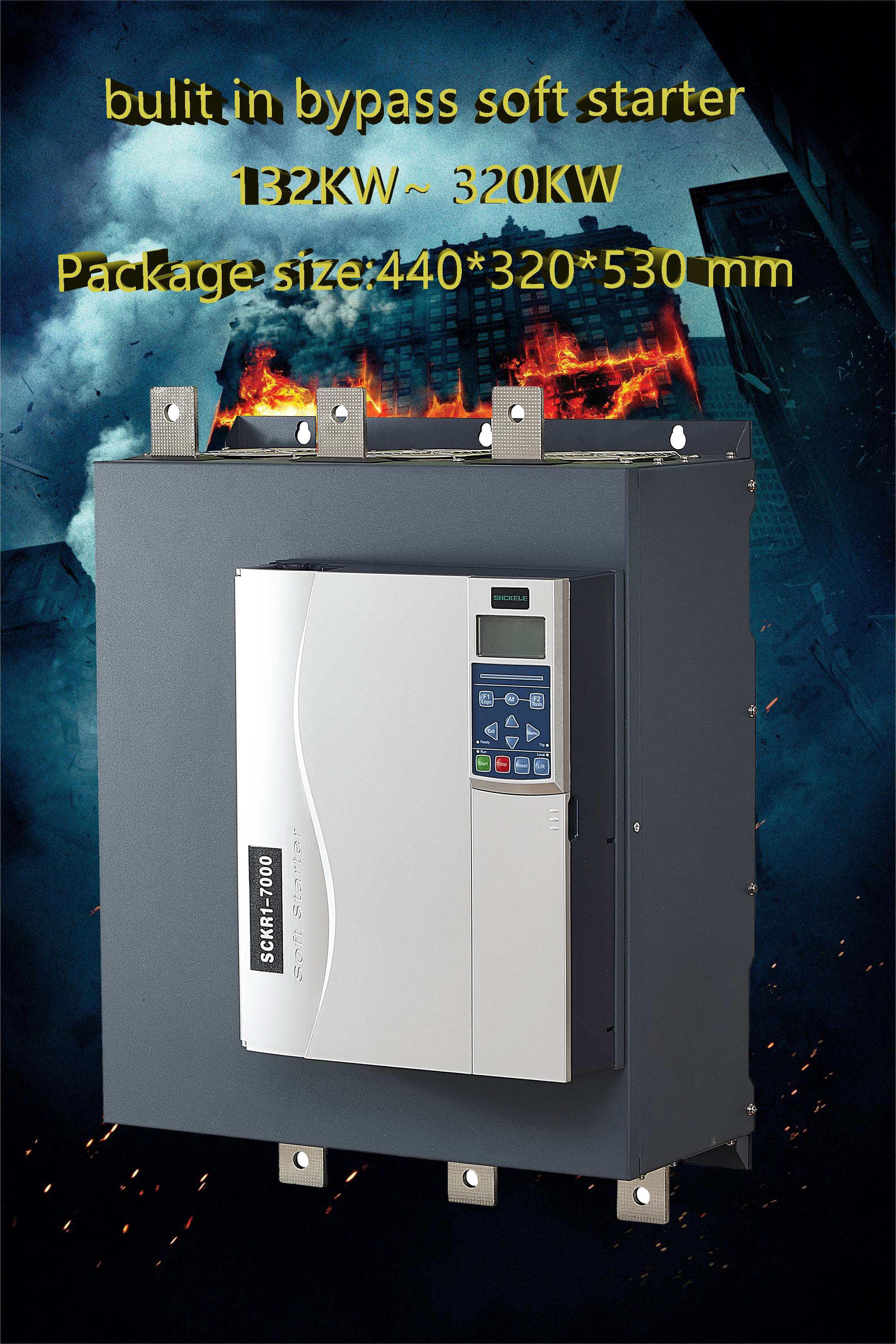 220V/380V/660V Arabic Language 180HP Soft Starter 132KW 3 Phase AC Asynchronous Motor with Ball Grinding Mill