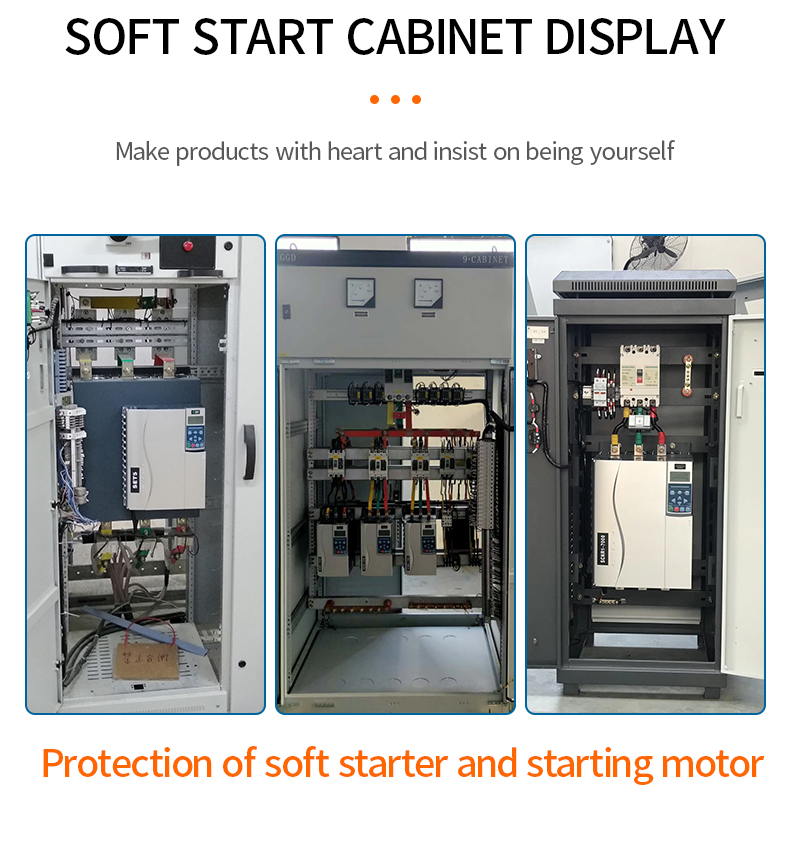 Factory Direct Sales Quality Assurance Ac Motor 400A 380V 50Hz/60Hz China Bypass Soft Starter 200 kw 400kw 630kw 3 Phase