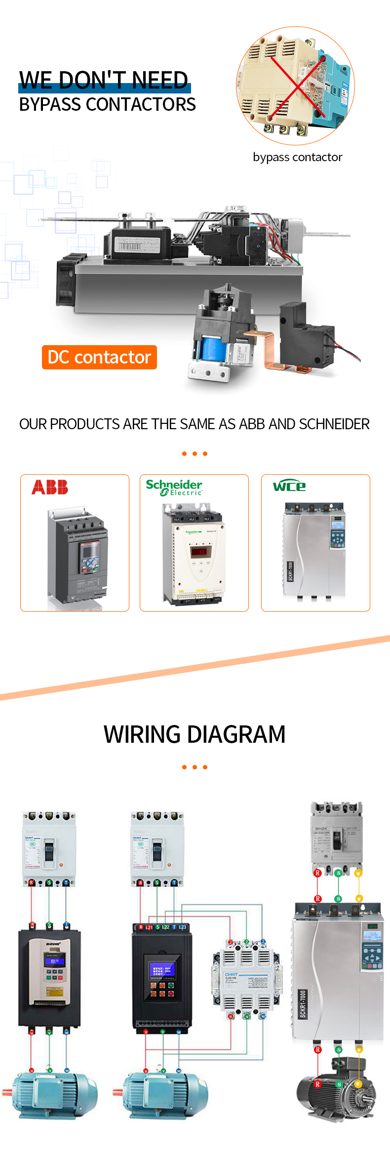 English French Spanish Russian Portuguese Arabic Display 5.5KW to 800KW 380V 3 Phase AC Built-in Bypass Motor Soft Starter