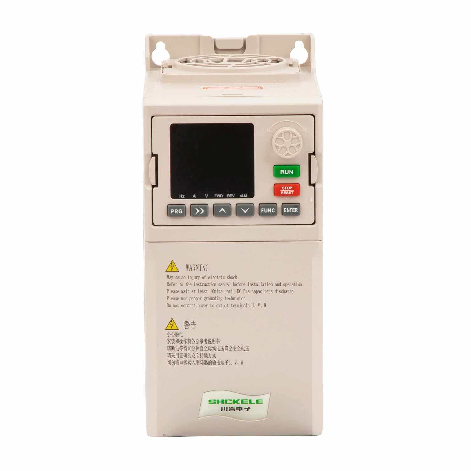 Frequency Changer 380V 4Kw Single Phase Input and 380V 3 Phase Output VFD CE Certificate