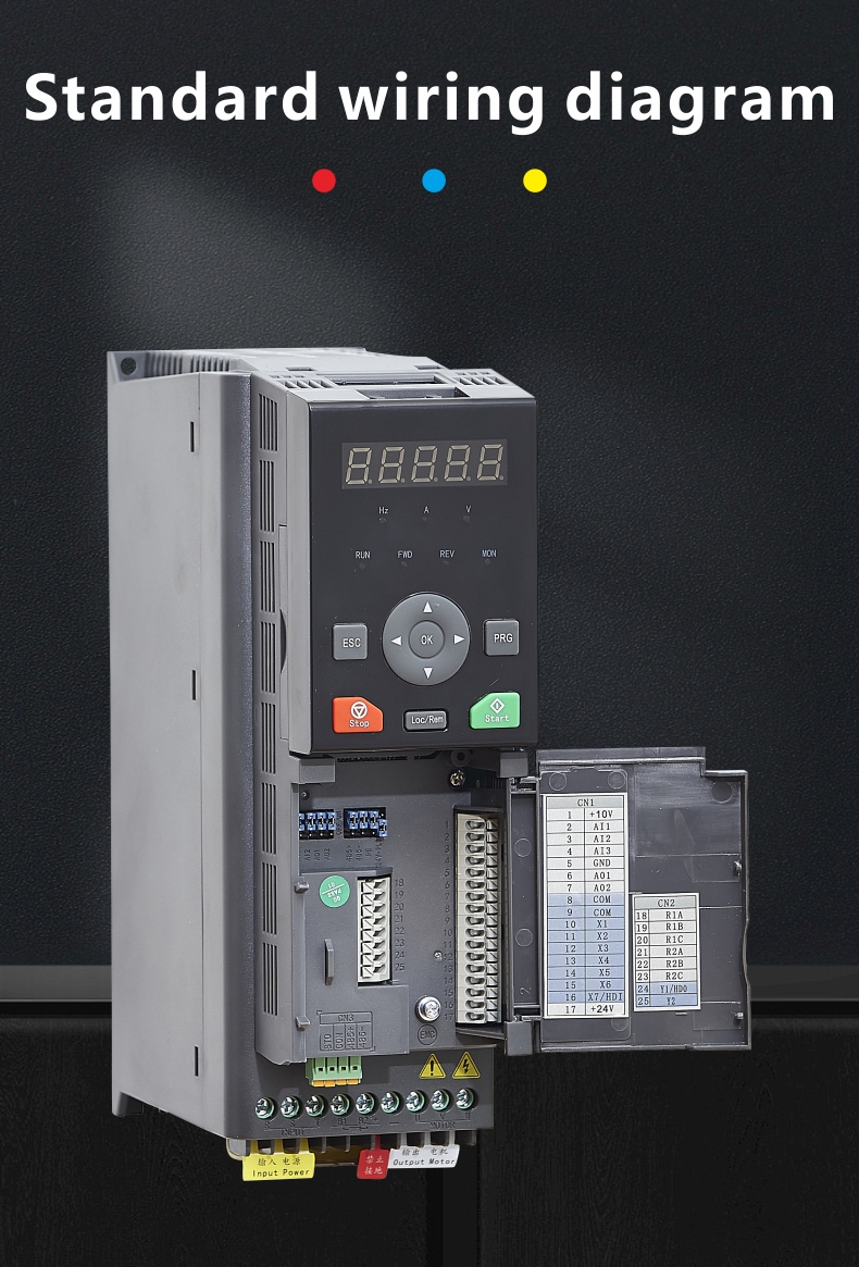 7.5KW~15KW 380V Single Phase Vfd 7.5KW 11KW Swimming Pool Vfd Pump 3 Phase Motor Controller VFD Manufacture