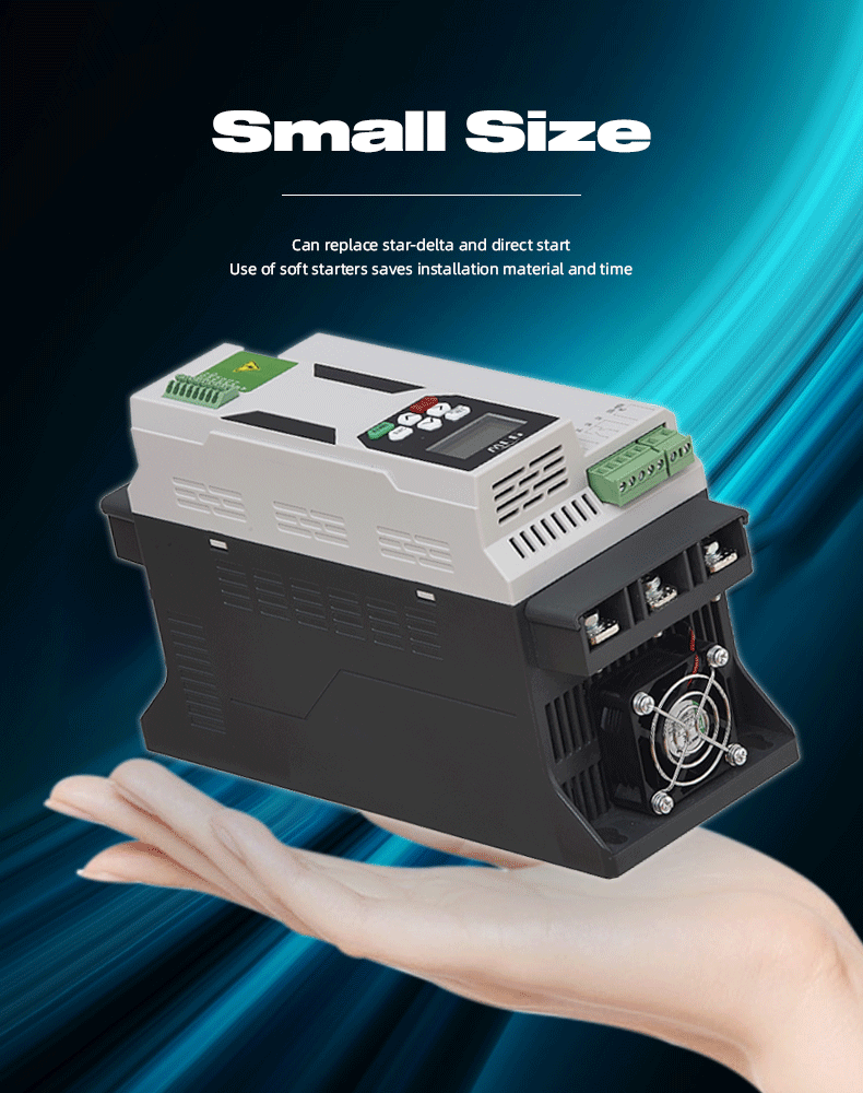 220V 3 Phase Motor Drive AC Intelligent Motor Soft Starter Soft Start Module Soft Start 50-60HZ Compatible 18.5KW 22KW 30KW 37KW