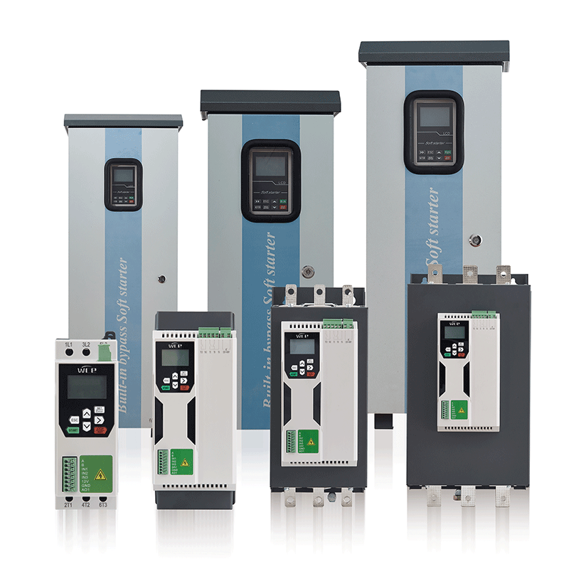 Motor Drive 45KW 55KW 75KW 220V 380V 440V 3 Phase AC Built-in Bypass Intelligent Electric Motor Soft Starter for Pump