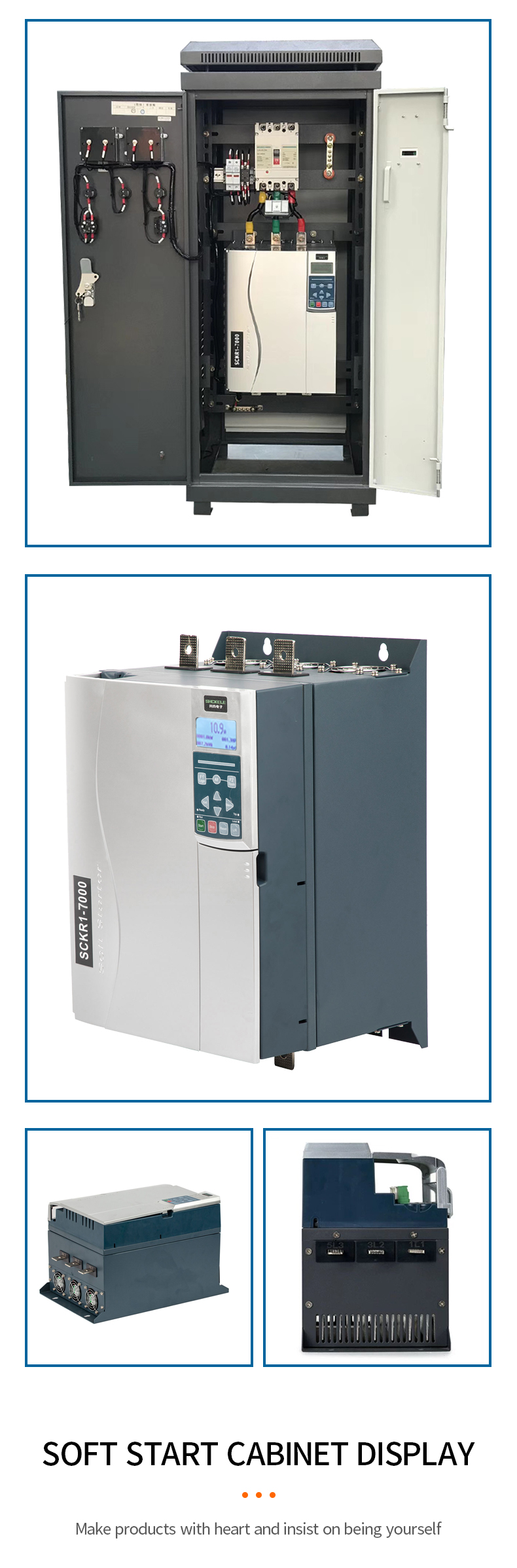 15 Years Supplier 380V AC 50Hz/60Hz Internal Bypass Soft Starter 3 Phase 22KW 30HP for Air Compressor