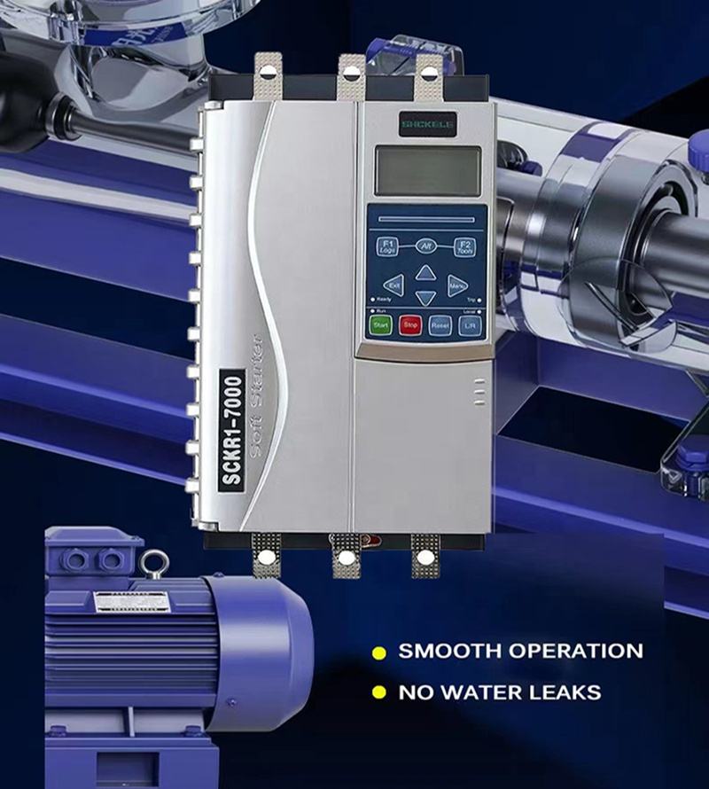 100HP Motor France Intelligent Language Soft Start Controller Soft Starter 75KW 3 Phase 380V/690V for Bypass