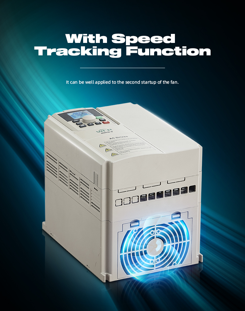 Durable AC inverter VFD 3 Phase 220V 380V 0.75KW 1.5KW 2.2KW 4KW for pumping unit