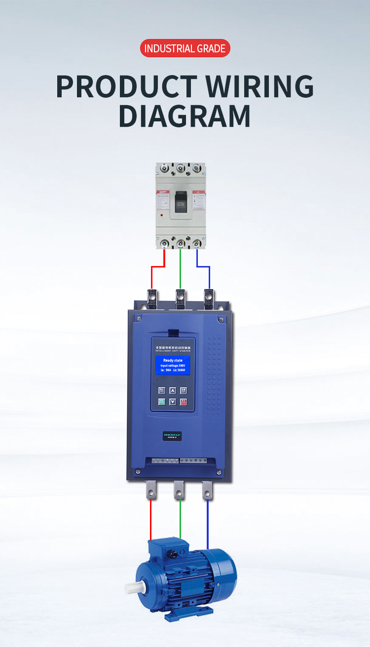 Low Price 30kw 40HP 3 Phase 380V Soft Starter for Three Phase Motor