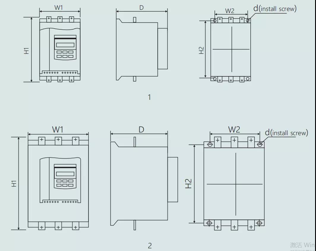 China Suppliers Three Phase 380v 280w 50hz/60hz Ac Motor Soft Starter for Ac Motor Soft Starter Panel