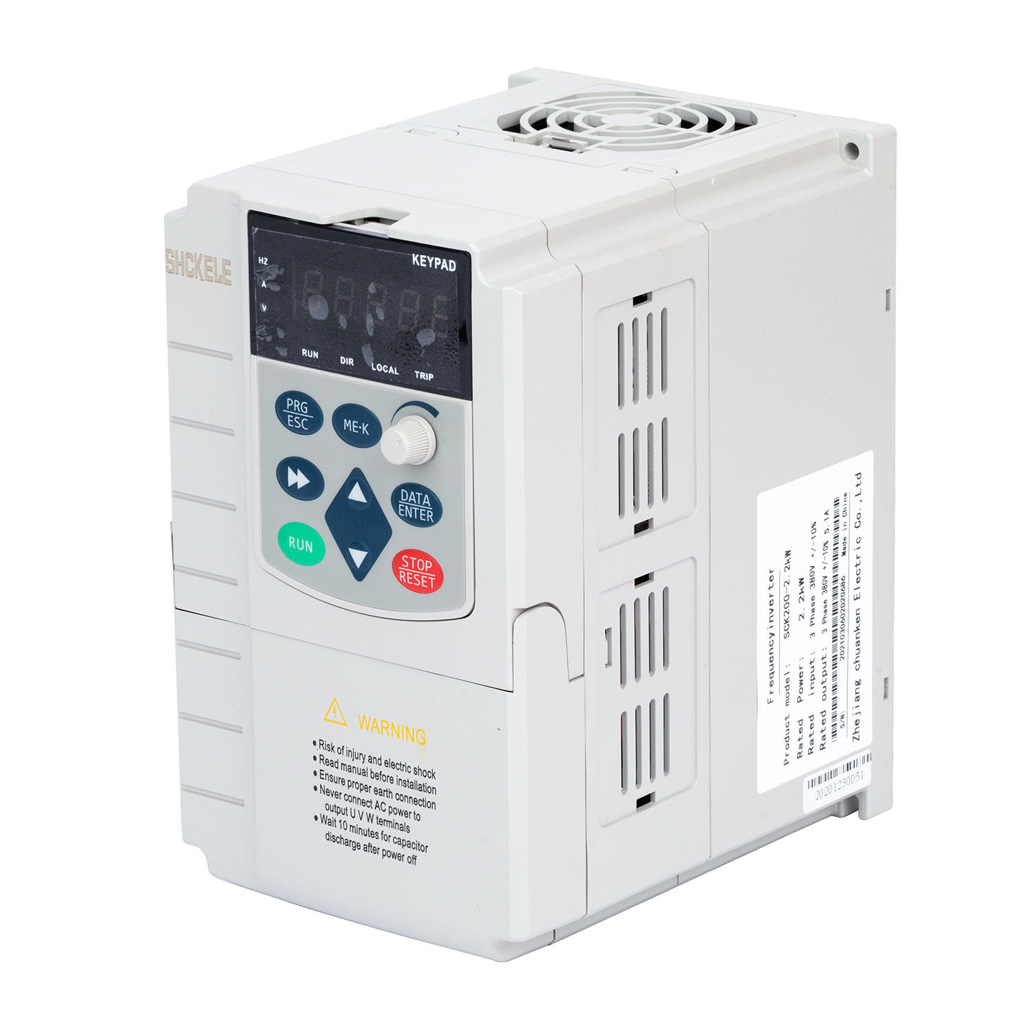 China Suppliers 3 Phase Top Quality Vfd for  Motor 380V 2.2KW 50Hz/60Hz Variable Frequency DriVer
