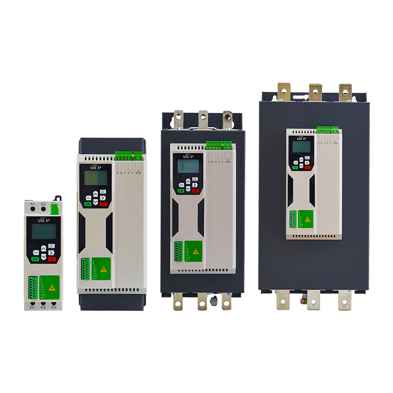 Intelligent Soft Start-stop Starter LCD Display 0.37kW~115kW/0.75hp~150HP 220V/380V Built-in Bypass Is Applied to Granules
