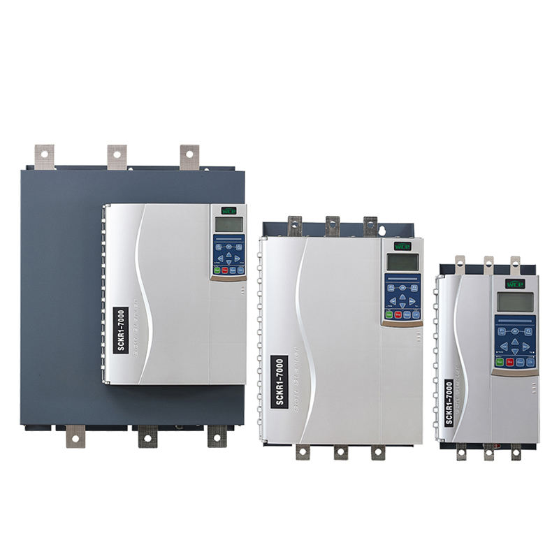 English French Spanish Russian Portuguese Arabic Display 5.5KW to 800KW 380V 3 Phase AC Built-in Bypass Motor Soft Starter