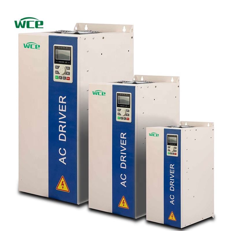 LCD English Display AC Drives VFD 5.5kW Frequency Converter 3 Phase 380V Motor Inverter 60Hz to 50Hz Frequency Converter