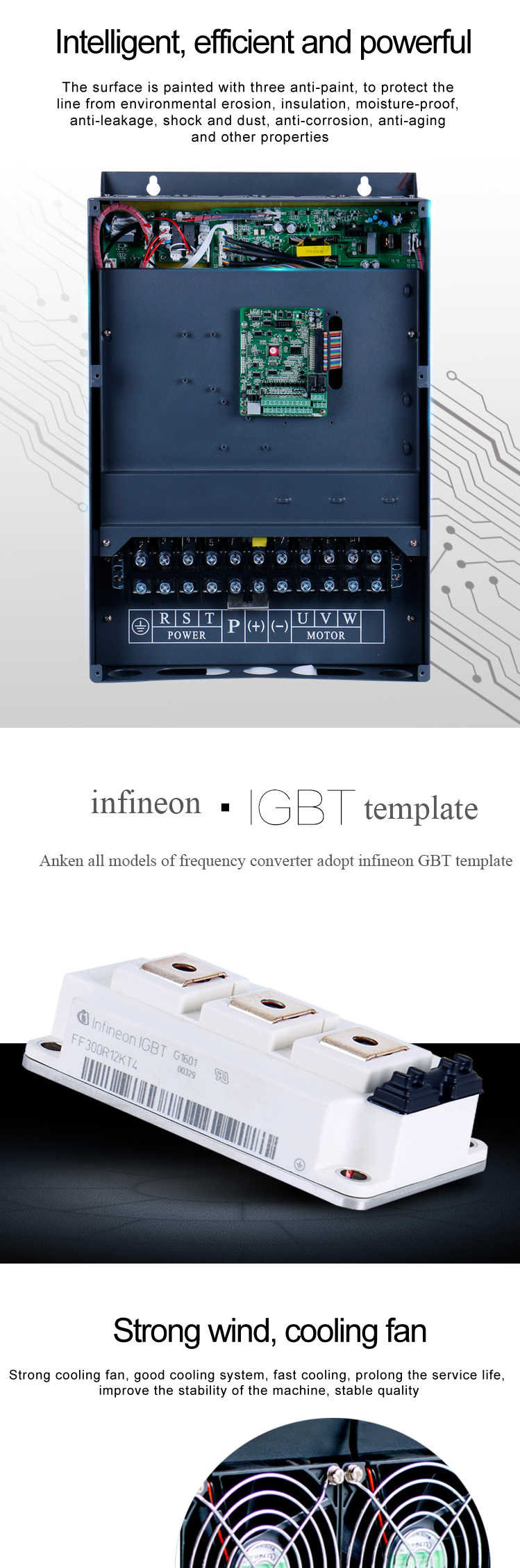 China Suppliers Frequency ConVerter 220 V 50hz to 110 V 60hz Board InVerter Low Frequency 160KW VFD Customer Display 160KW