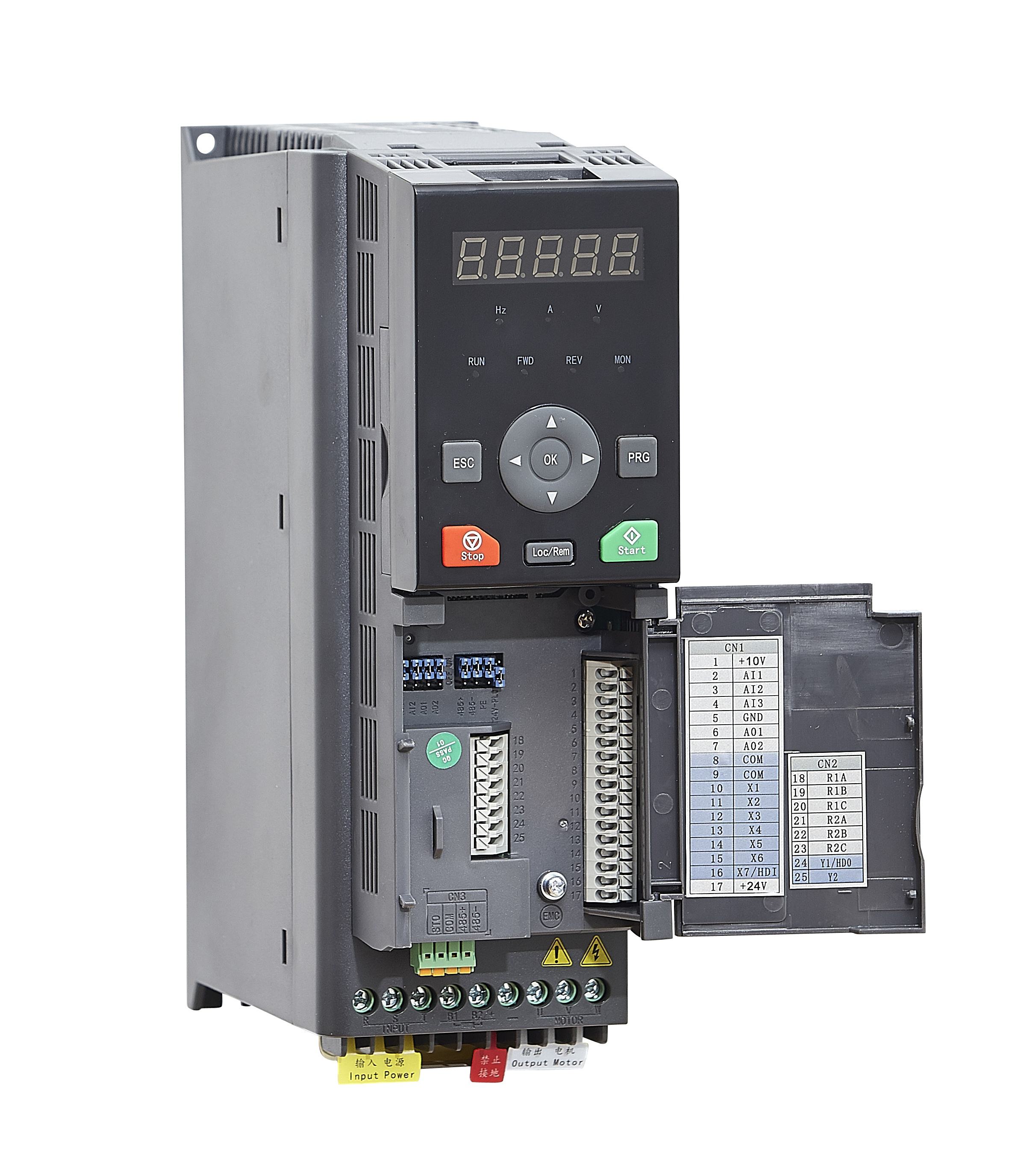 Customized 4KW Vfd for Three Phase AC Asynchronous Motor 8A Frequency Inverter with Built-in Brake Unit