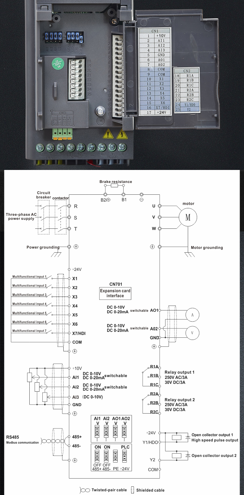 WCE Three Phase Rotary Frequency Converter 380V Electronic Frequency Inverter 2.2KW for Pump